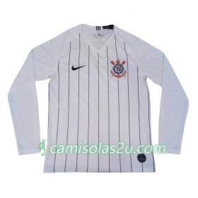 Camisolas de Futebol Corinthians Equipamento Principal 2019/20 Manga Comprida